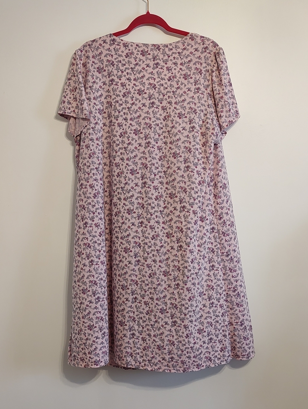 Secret Treasure Pink Floral Lounge wear Dress - Picture 3 of 5
